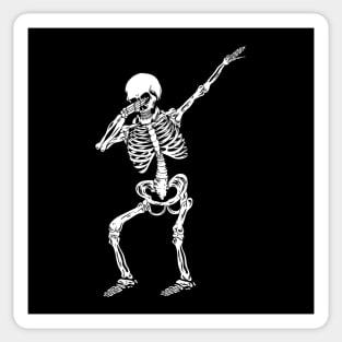 Dabbing Skeleton Sticker